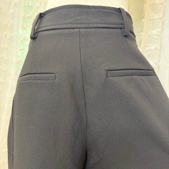 Zara Black High-Waisted Wide-Leg Balloon Pants Black - Picture 5 of 10